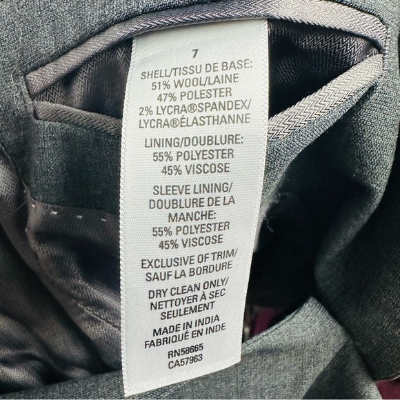 Nordstrom Charcoal Kids Suit Set Blazer Vest and Pants Size 7 - Picture 6 of 14